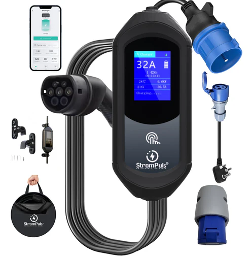 StromPuls  Pro 7.5 kW Portable EV Charger Bundle