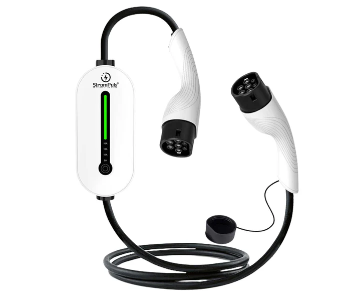 Strompuls V2V cable, for TATA Harrier EV , TATA Curvv EV and TATA Nexon EV, only for top models with V2V ( Vehicle to Vehicle) Feature, Charge any EV car from your TATA EV Now