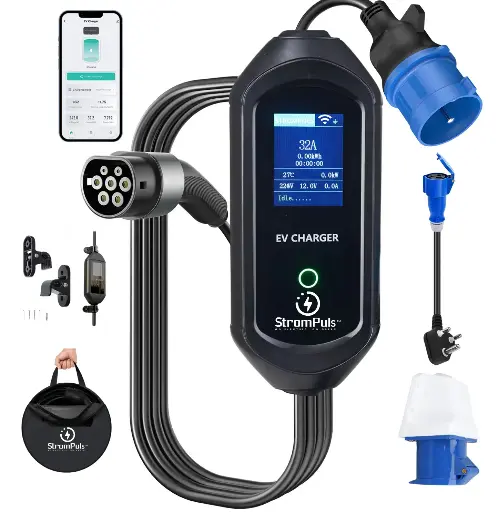 StromPuls 7.2 kW Portable EV Charger Bundle