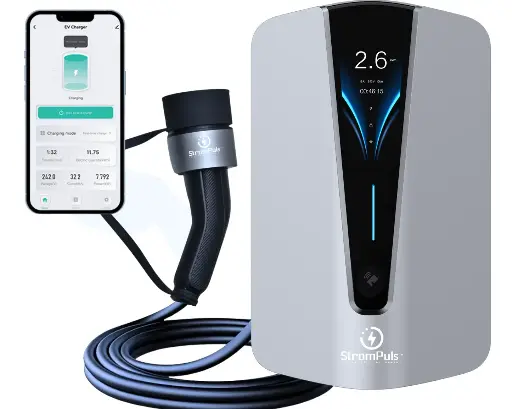StromPuls EV Wall Charger 7.4 kW (Silver)