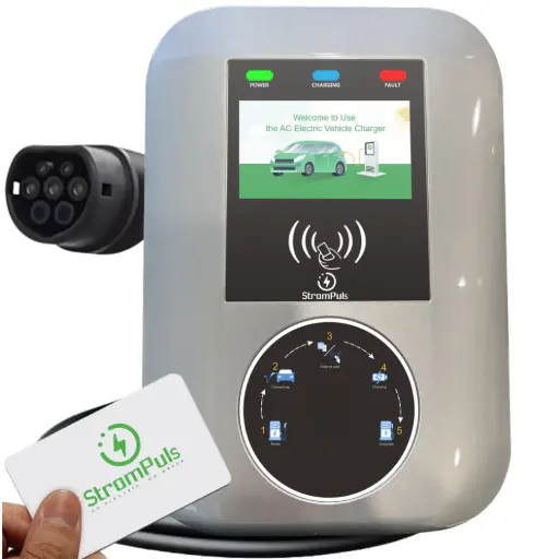 StromPuls 7.5kW EV Charger – Smart App, RFID & OCPP Enabled